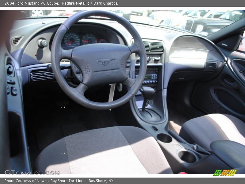 Redfire Metallic / Dark Charcoal 2004 Ford Mustang V6 Coupe