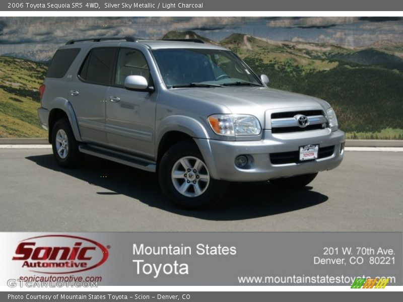 Silver Sky Metallic / Light Charcoal 2006 Toyota Sequoia SR5 4WD