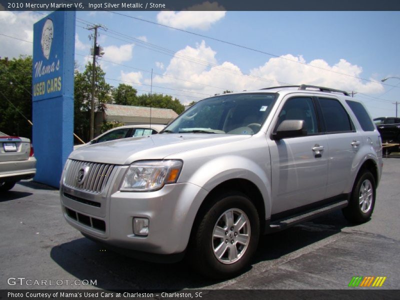 Ingot Silver Metallic / Stone 2010 Mercury Mariner V6