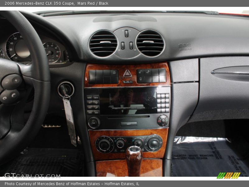 Mars Red / Black 2006 Mercedes-Benz CLK 350 Coupe