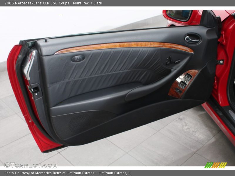 Mars Red / Black 2006 Mercedes-Benz CLK 350 Coupe