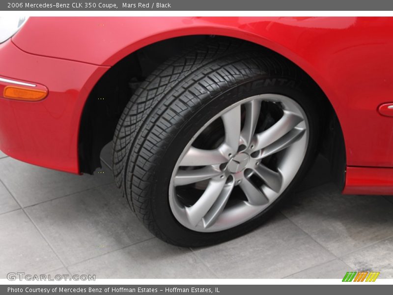Mars Red / Black 2006 Mercedes-Benz CLK 350 Coupe