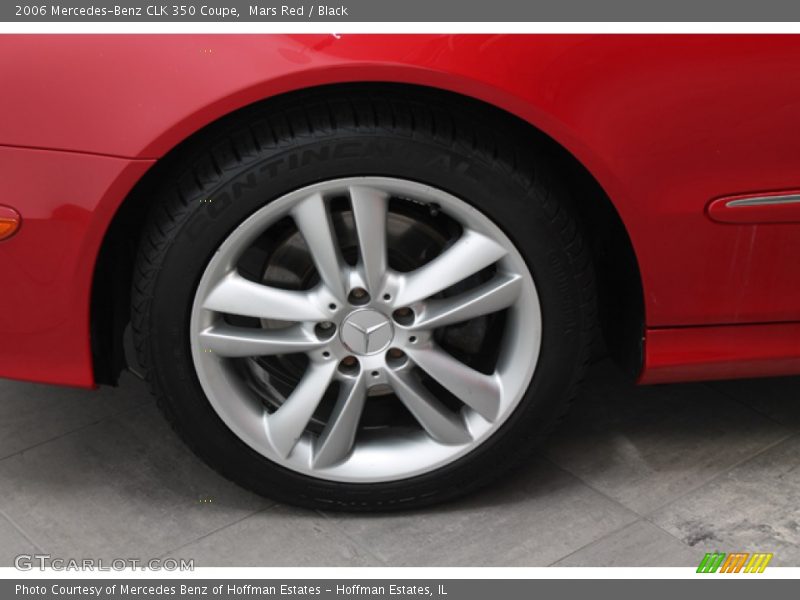 Mars Red / Black 2006 Mercedes-Benz CLK 350 Coupe
