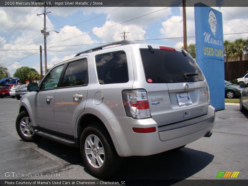 Ingot Silver Metallic / Stone 2010 Mercury Mariner V6