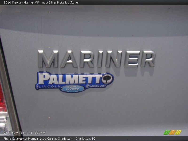 Ingot Silver Metallic / Stone 2010 Mercury Mariner V6