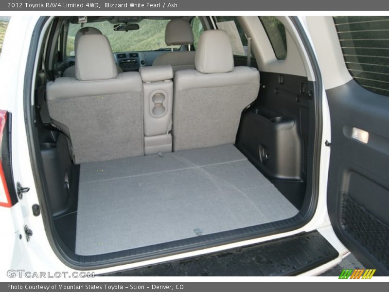 Blizzard White Pearl / Ash 2012 Toyota RAV4 Limited 4WD