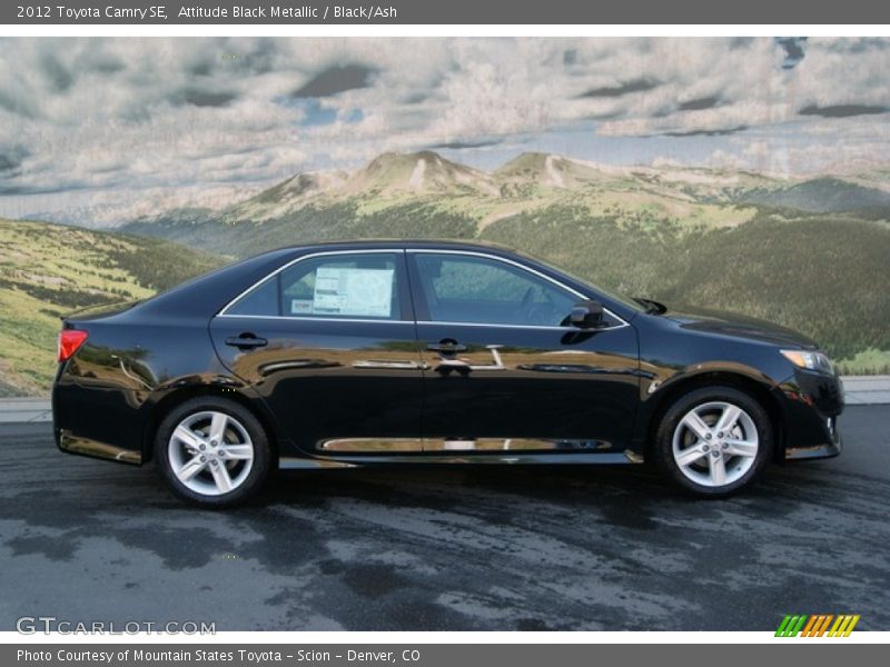 Attitude Black Metallic / Black/Ash 2012 Toyota Camry SE