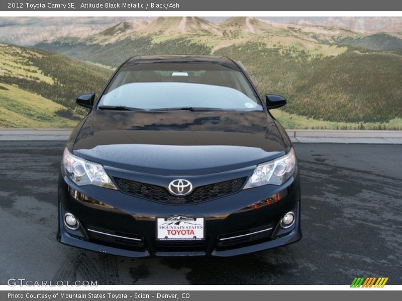 Attitude Black Metallic / Black/Ash 2012 Toyota Camry SE