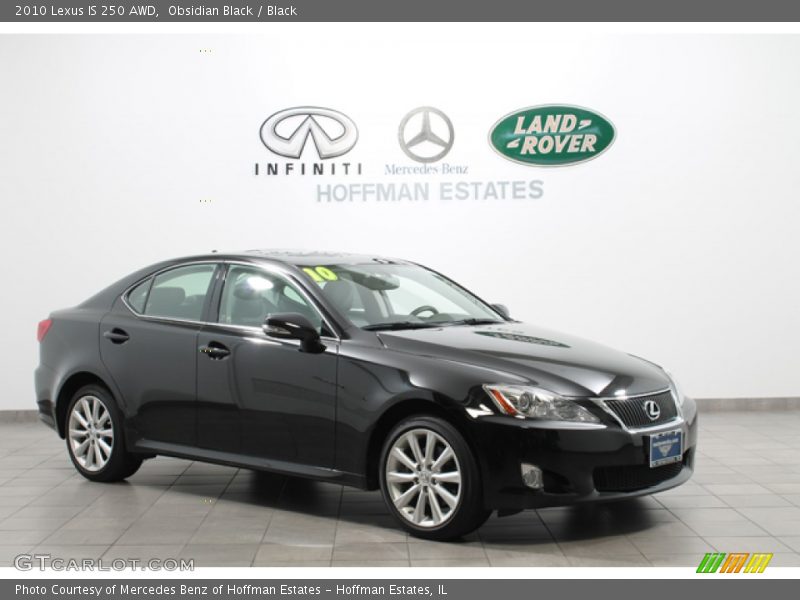 Obsidian Black / Black 2010 Lexus IS 250 AWD