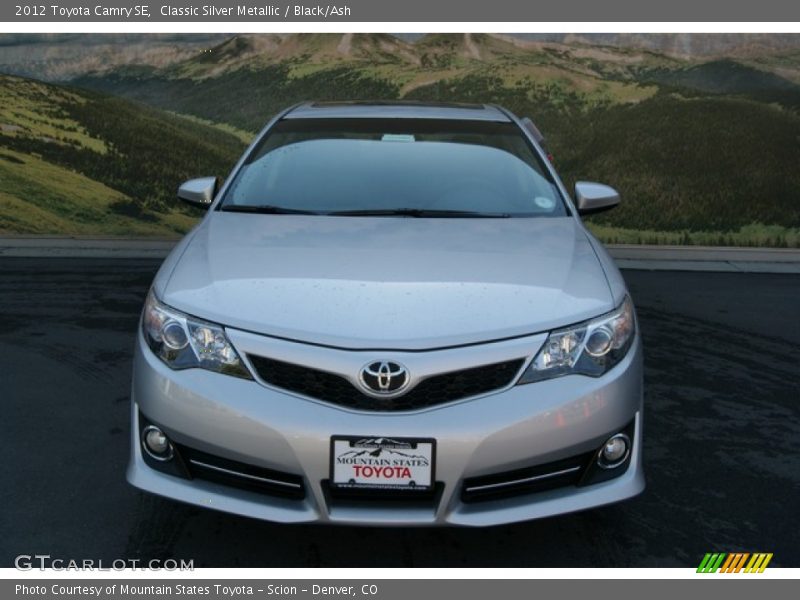 Classic Silver Metallic / Black/Ash 2012 Toyota Camry SE
