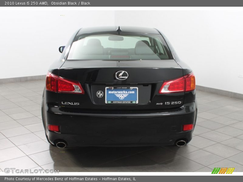 Obsidian Black / Black 2010 Lexus IS 250 AWD