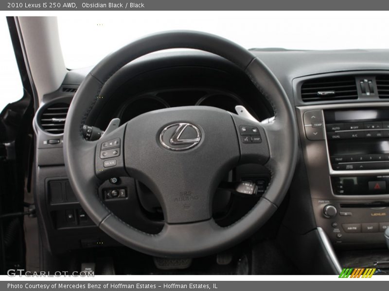 Obsidian Black / Black 2010 Lexus IS 250 AWD