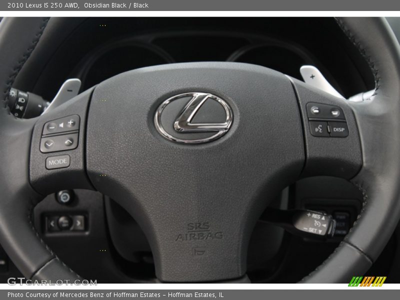 Obsidian Black / Black 2010 Lexus IS 250 AWD