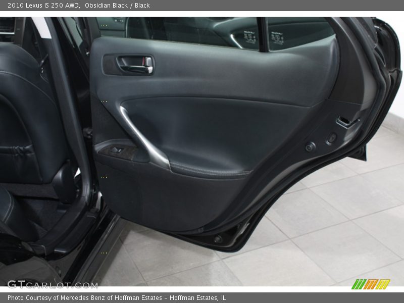 Obsidian Black / Black 2010 Lexus IS 250 AWD