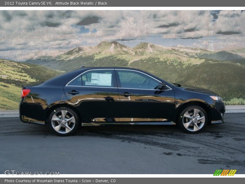 Attitude Black Metallic / Black 2012 Toyota Camry SE V6