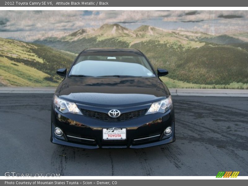 Attitude Black Metallic / Black 2012 Toyota Camry SE V6