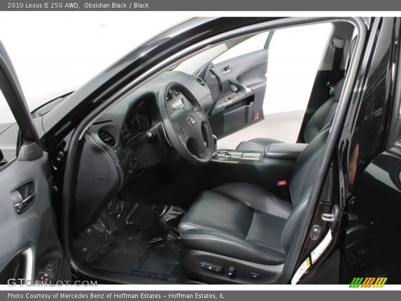 Obsidian Black / Black 2010 Lexus IS 250 AWD