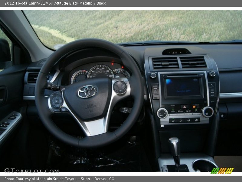 Attitude Black Metallic / Black 2012 Toyota Camry SE V6