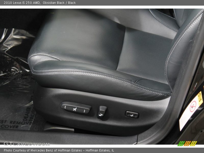 Obsidian Black / Black 2010 Lexus IS 250 AWD