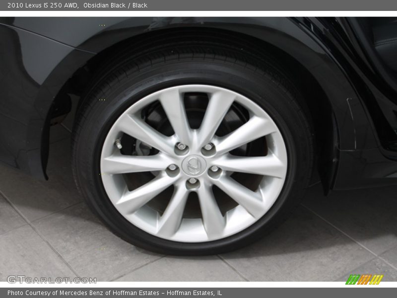 Obsidian Black / Black 2010 Lexus IS 250 AWD