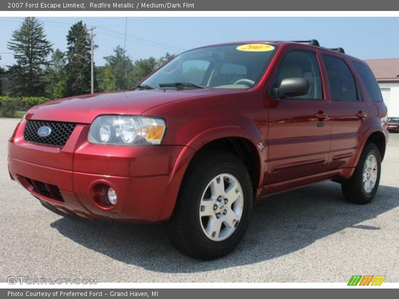 Redfire Metallic / Medium/Dark Flint 2007 Ford Escape Limited