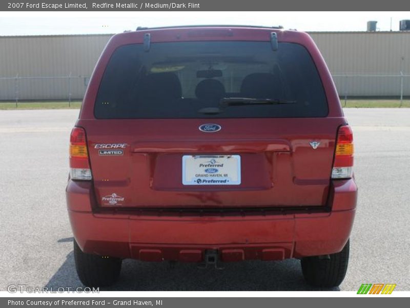 Redfire Metallic / Medium/Dark Flint 2007 Ford Escape Limited