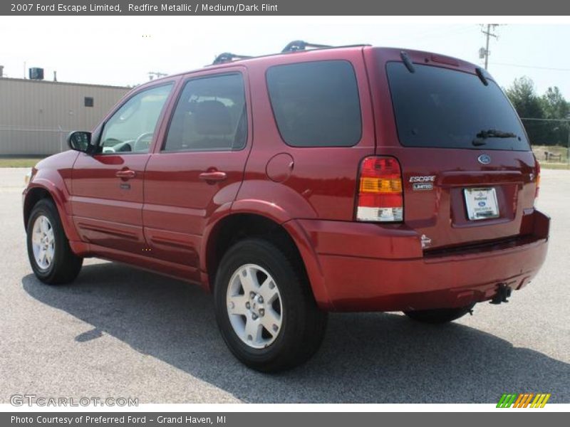 Redfire Metallic / Medium/Dark Flint 2007 Ford Escape Limited