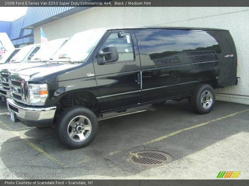 Black / Medium Flint 2008 Ford E Series Van E350 Super Duty Commericial 4x4