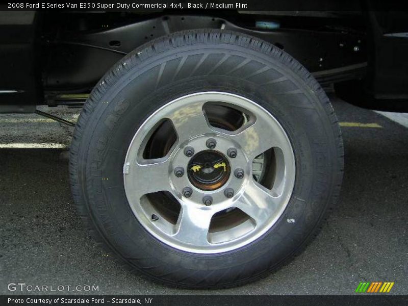 Black / Medium Flint 2008 Ford E Series Van E350 Super Duty Commericial 4x4