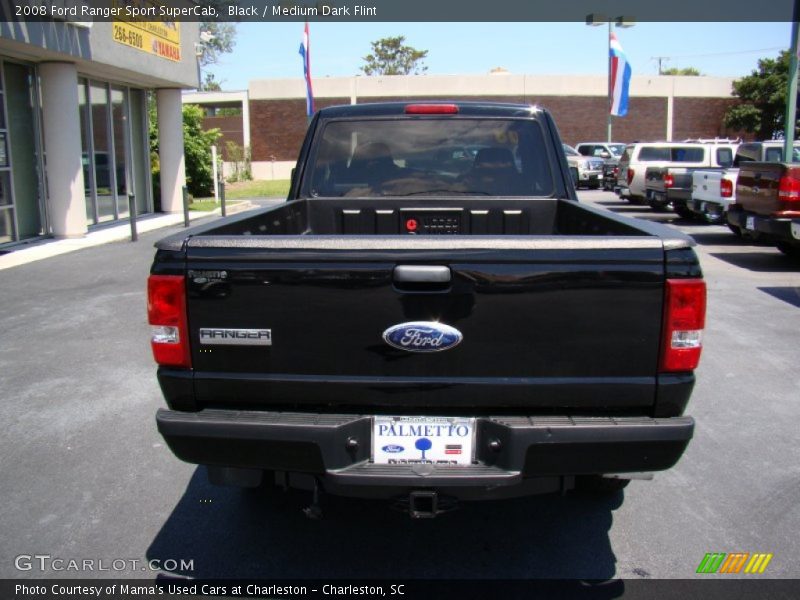 Black / Medium Dark Flint 2008 Ford Ranger Sport SuperCab
