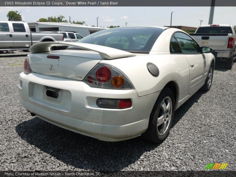 Dover White Pearl / Sand Blast 2003 Mitsubishi Eclipse GS Coupe
