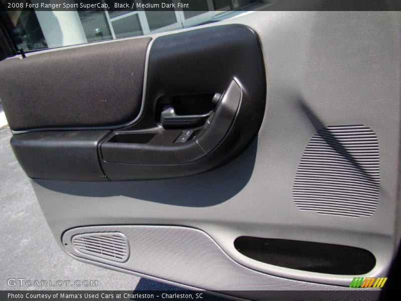 Black / Medium Dark Flint 2008 Ford Ranger Sport SuperCab