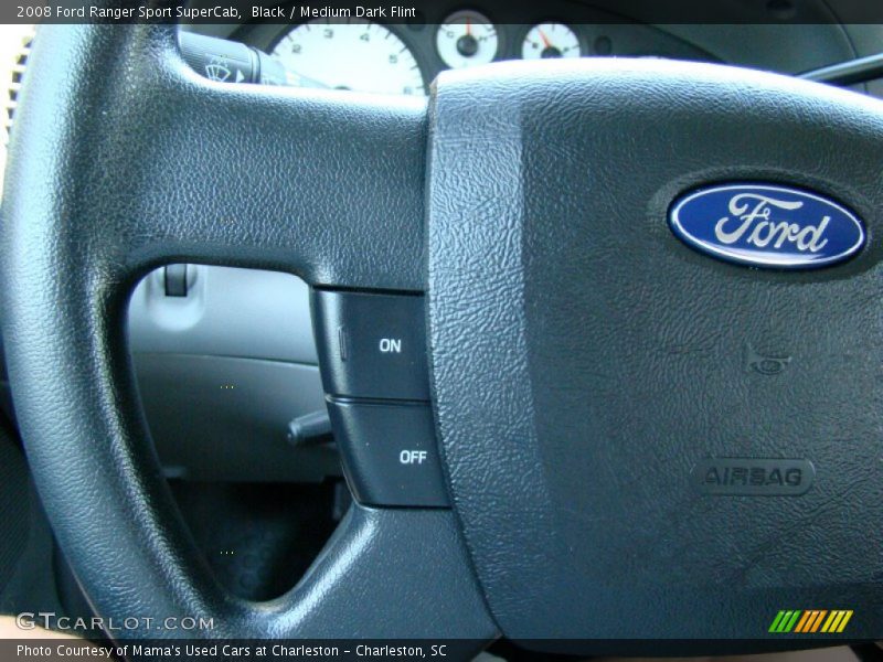 Black / Medium Dark Flint 2008 Ford Ranger Sport SuperCab