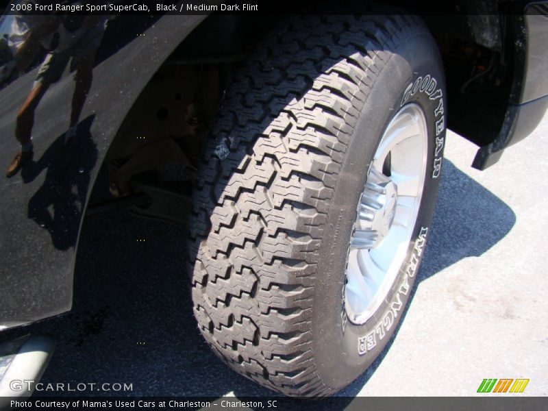 Black / Medium Dark Flint 2008 Ford Ranger Sport SuperCab