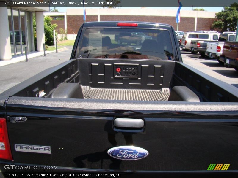 Black / Medium Dark Flint 2008 Ford Ranger Sport SuperCab