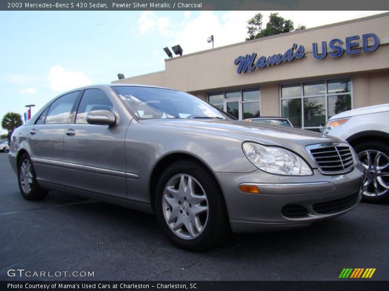 Pewter Silver Metallic / Charcoal 2003 Mercedes-Benz S 430 Sedan