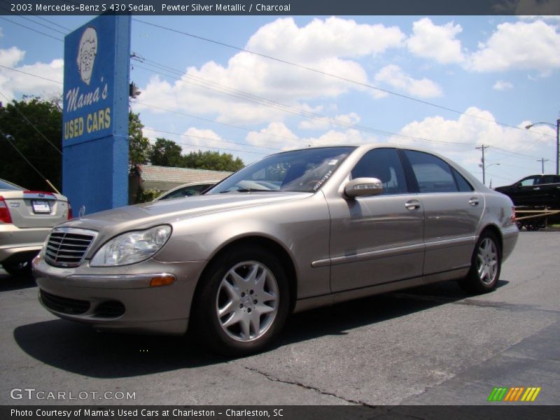 Pewter Silver Metallic / Charcoal 2003 Mercedes-Benz S 430 Sedan