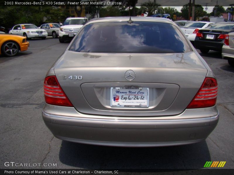 Pewter Silver Metallic / Charcoal 2003 Mercedes-Benz S 430 Sedan