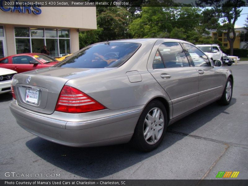 Pewter Silver Metallic / Charcoal 2003 Mercedes-Benz S 430 Sedan