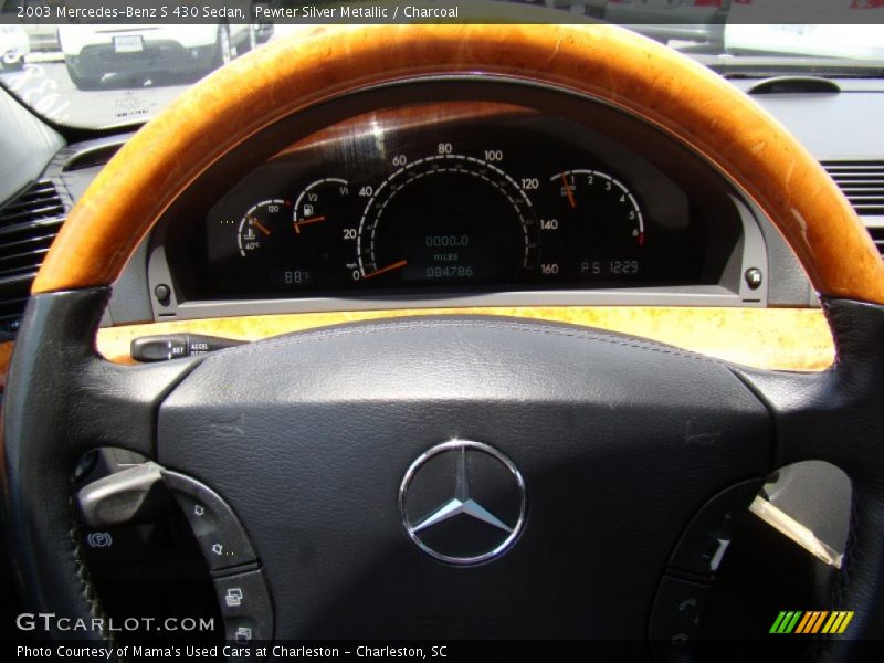 Pewter Silver Metallic / Charcoal 2003 Mercedes-Benz S 430 Sedan