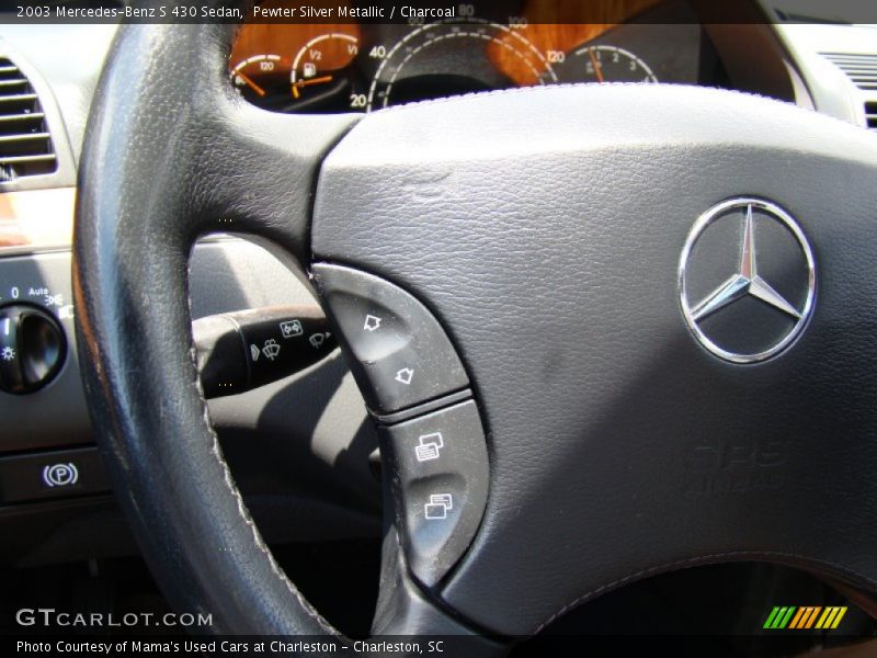 Pewter Silver Metallic / Charcoal 2003 Mercedes-Benz S 430 Sedan