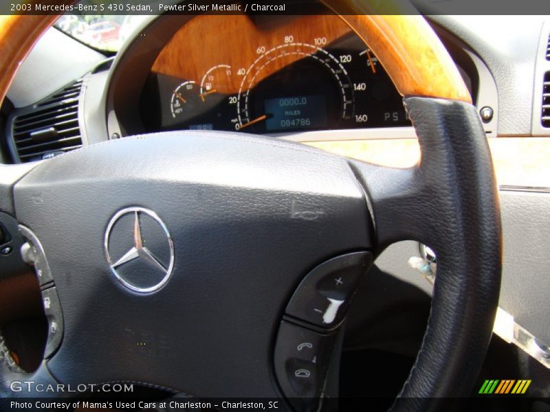 Pewter Silver Metallic / Charcoal 2003 Mercedes-Benz S 430 Sedan
