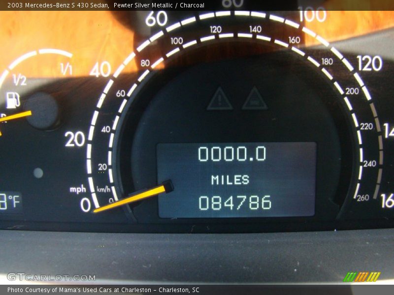 Pewter Silver Metallic / Charcoal 2003 Mercedes-Benz S 430 Sedan