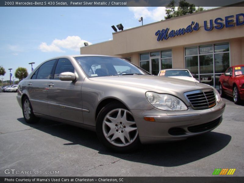 Pewter Silver Metallic / Charcoal 2003 Mercedes-Benz S 430 Sedan