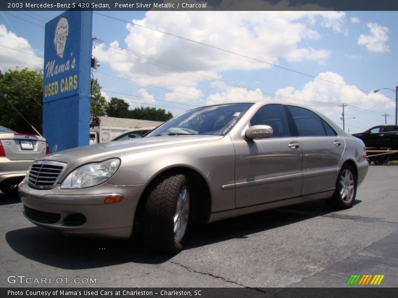 Pewter Silver Metallic / Charcoal 2003 Mercedes-Benz S 430 Sedan