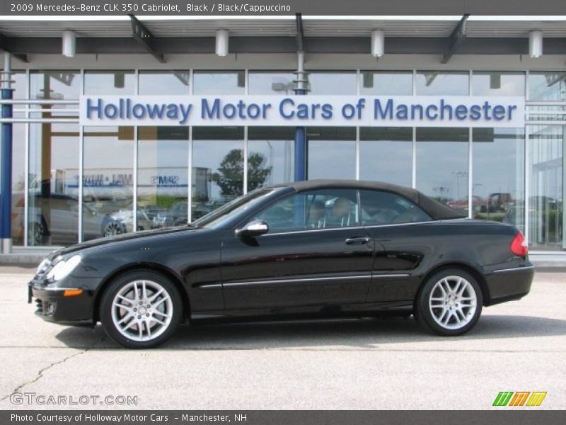 Black / Black/Cappuccino 2009 Mercedes-Benz CLK 350 Cabriolet