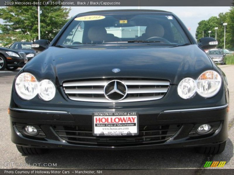 Black / Black/Cappuccino 2009 Mercedes-Benz CLK 350 Cabriolet
