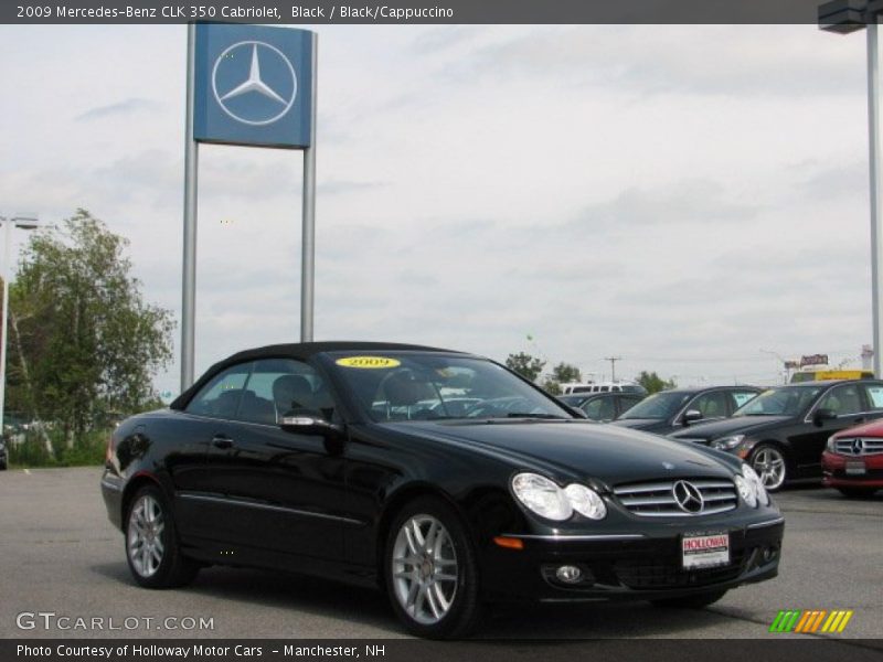 Black / Black/Cappuccino 2009 Mercedes-Benz CLK 350 Cabriolet