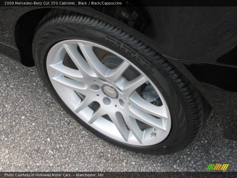 Black / Black/Cappuccino 2009 Mercedes-Benz CLK 350 Cabriolet