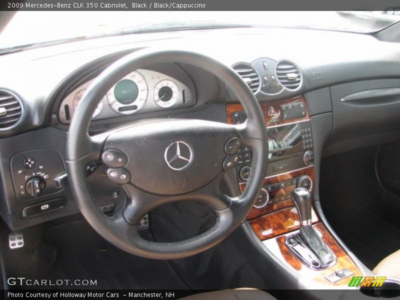 Black / Black/Cappuccino 2009 Mercedes-Benz CLK 350 Cabriolet